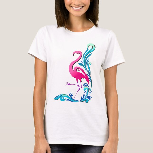 Flamingo 1 t-shirt (Framsida)