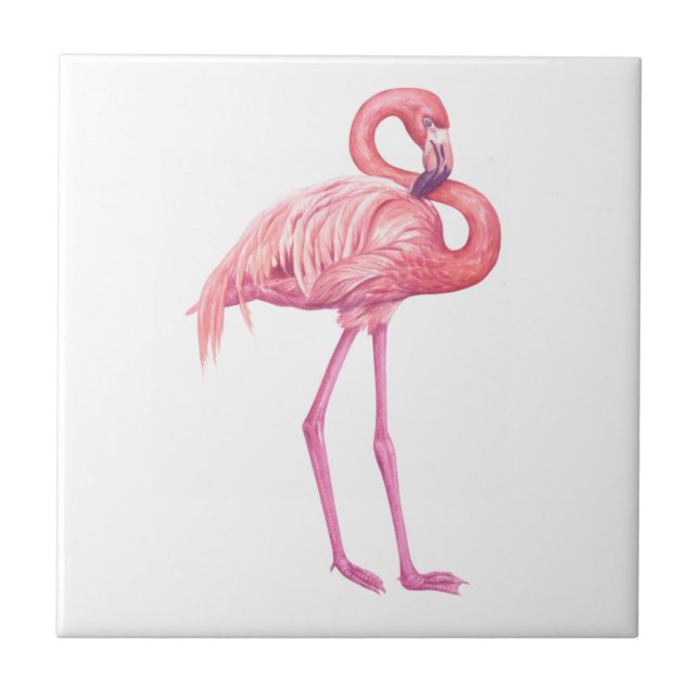 Flamingo 2 kakelplatta (Framsidan)