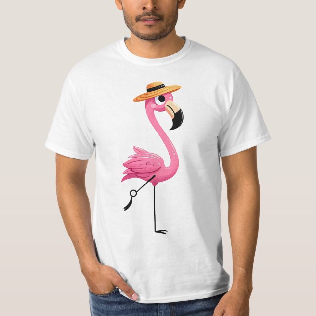 Flamingo 4 t shirt (Framsida)