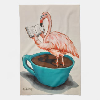 Flamingo Absurdi-tea towel  Kökshandduk