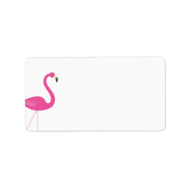 Flamingo-Adressetiketter Adressetikett