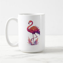Flamingo älskare Large Classic ceramic