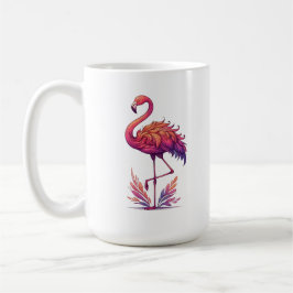 Flamingo älskare Large Classic ceramic Kaffemugg