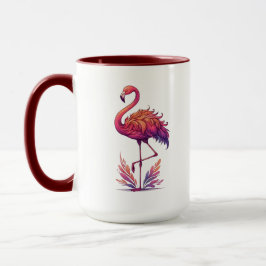 Flamingo älskare Large combo Mugg