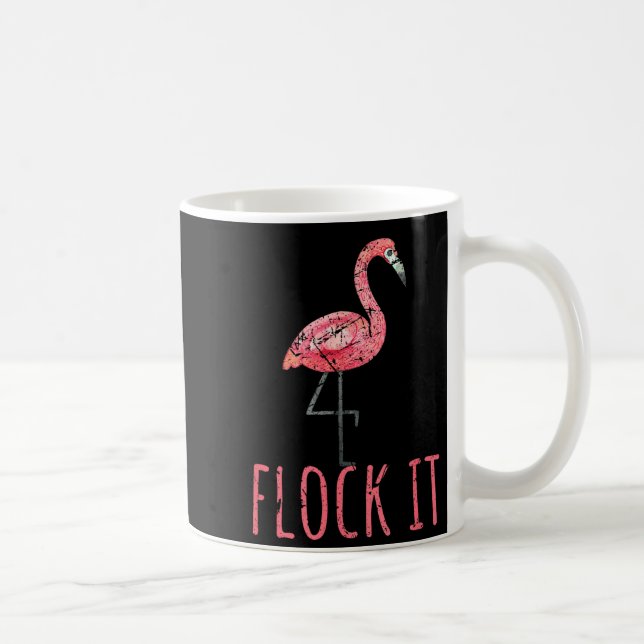 Flamingo älskare sommar fågel tropisk djur flock kaffemugg (Höger)