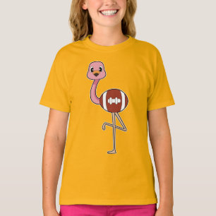 Flamingo Amerikansk Fotboll Sport T Shirt