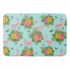 Flamingo and Butterflies 3 Badrumsmatta