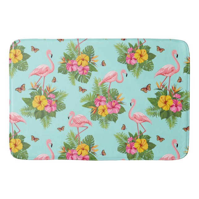 Flamingo and Butterflies 3 Badrumsmatta (Framsidan)