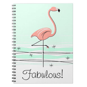 Flamingo Aqua Fabulous! bärbar dator Anteckningsbok