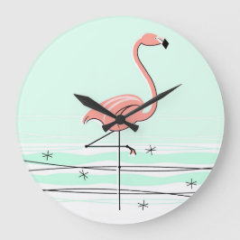 Flamingo Aqua-klocka runt Stor Klocka