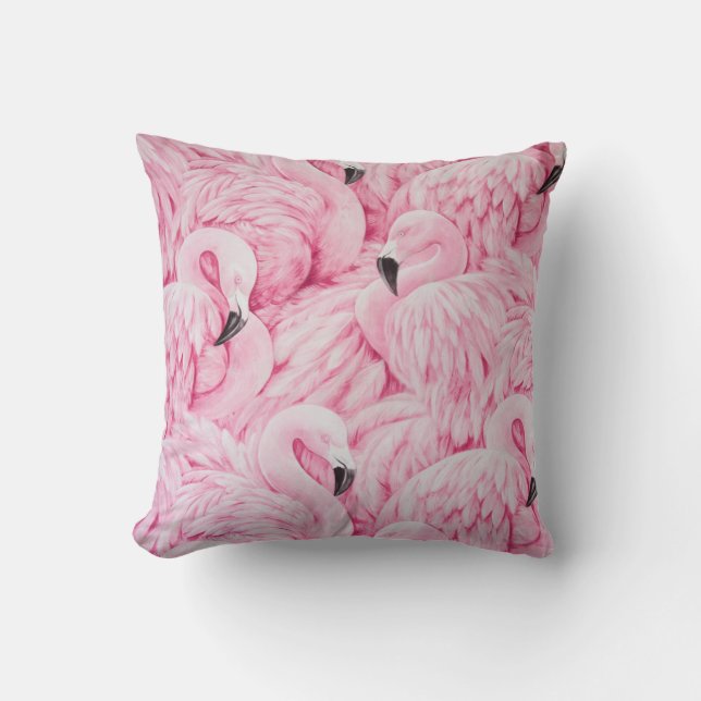 FLAMINGO ÄR ÖVERALLT. KUDDE (Framsida)