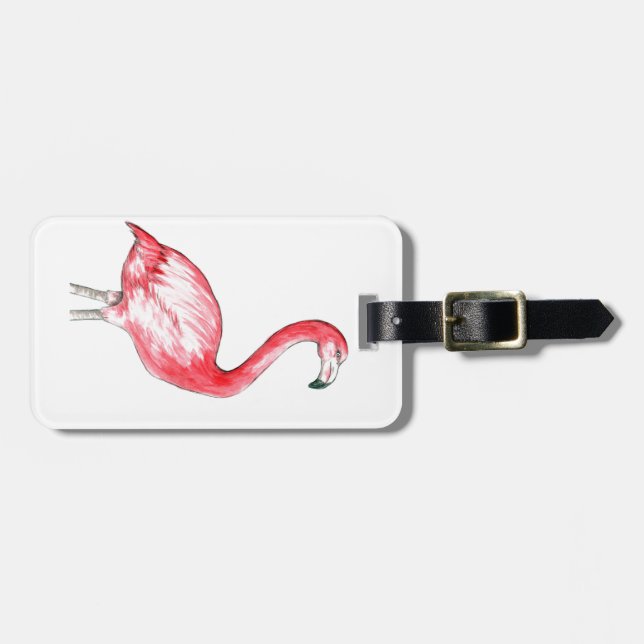 Flamingo Art Bagagebricka (Horisontell Framsida)