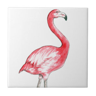 Flamingo Art Kakelplatta