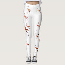 Flamingo Art Leggings