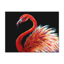 Flamingo Art Skriv ut vykort