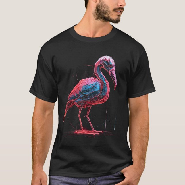 Flamingo artwork  animal  animal flamingo 20 t shirt (Framsida)