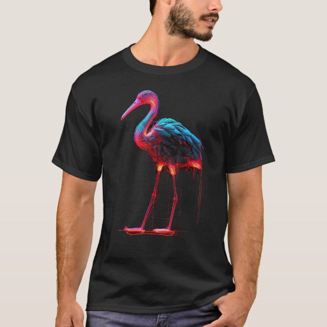 Flamingo artwork  animal  animal flamingo 2 t shirt (Framsida)