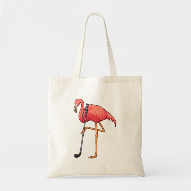 Flamingo at Golf med Golf klubb Tygkasse (Framsidan)