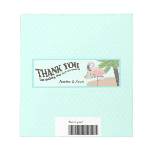 Flamingo Baby Candy Pub Wrap Anteckningsblock