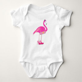 Flamingo - Baby Jersey Bodykostym T Shirt