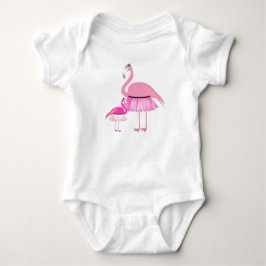 Flamingo - Baby Jersey Kroppsoverall T Shirt