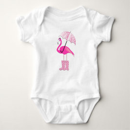 Flamingo - Baby Jersey Kroppsstrumpa T Shirt