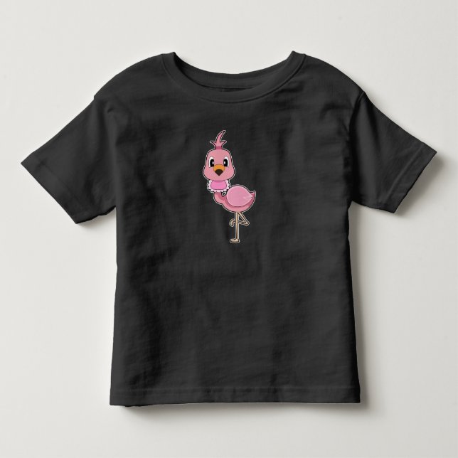 Flamingo Baby Napp T Shirt (Framsida)