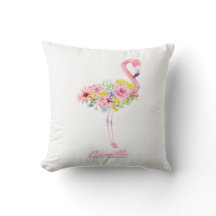 Flamingo Baby Nursery Anpassningsbar Pillow