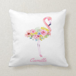 Flamingo Baby Nursery Anpassningsbar Pillow Kudde