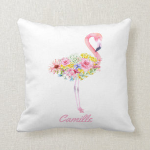 Flamingo Baby Nursery Anpassningsbar Pillow Kudde