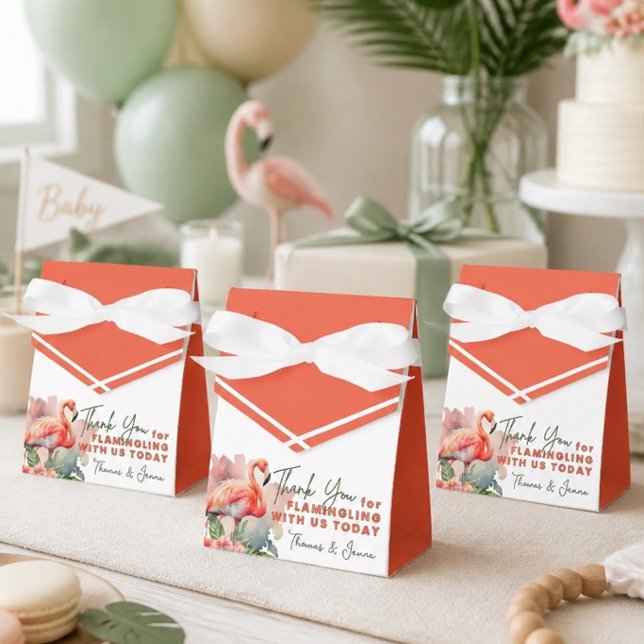 Flamingo Baby Shower  Presentaskar (Skapare uppladdad)