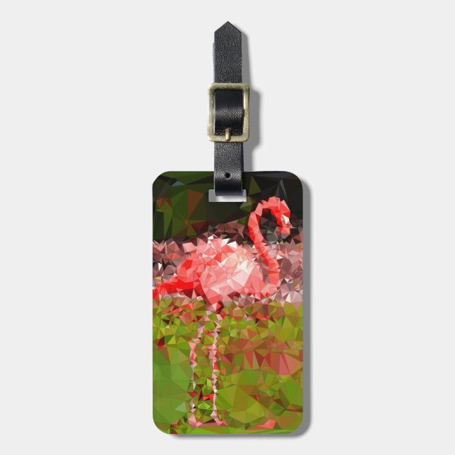 flamingo bagagebricka (Vertikal Framsida)