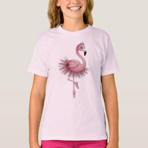 Flamingo Ballet Dancer T Shirt