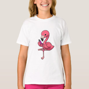 Flamingo Barn För Barn T Shirt