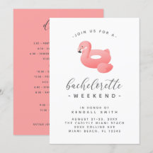 Flamingo Bassäng Flyter minimal Bachelorette Helg