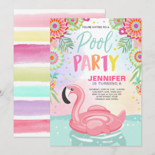Flamingo Bassäng-partiets inbjudan Tropical Bassän