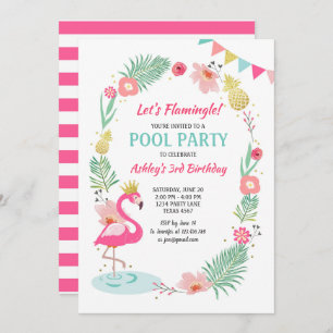 Flamingo Bassäng-partiets inbjudan Tropisk födelse