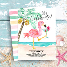 Flamingo Beach Tropical Möhippa