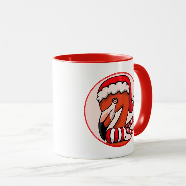 Flamingo Bells Jul Mugg (Framsida höger)