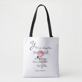 Flamingo bibelverse tygkasse