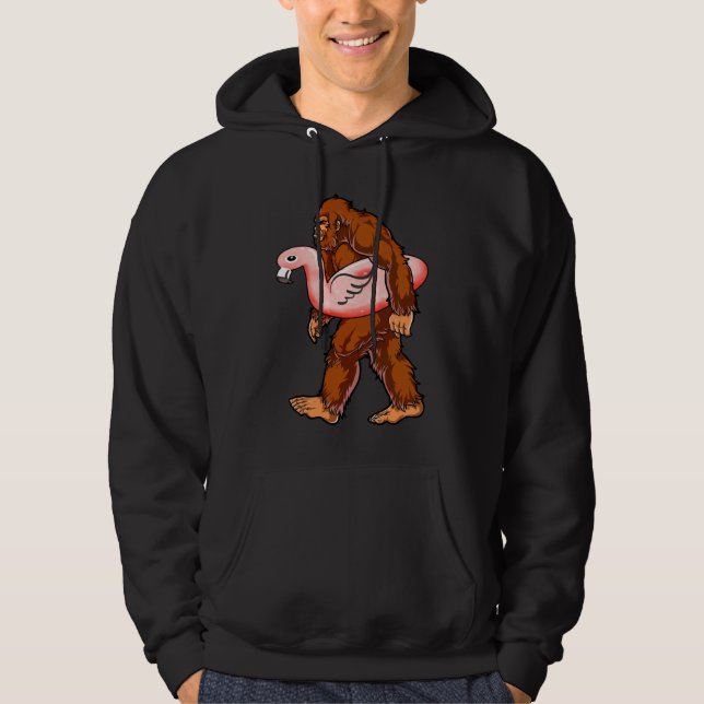 Flamingo Bigfoot Hoodie (Framsida)