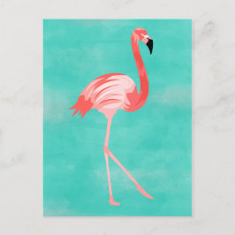 Flamingo Bird Vykort