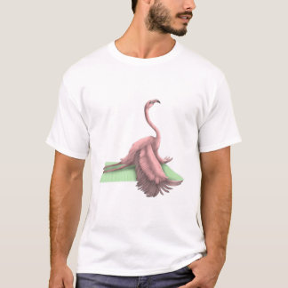 Flamingo Bird Yoga Pose Meditation Zen Workout Exe T Shirt
