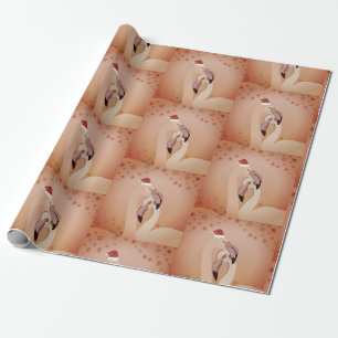 Flamingo Birds jul Presentpapper