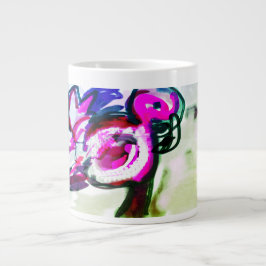 Flamingo Blomglädje Jumbo Mugg