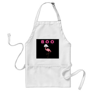 Flamingo Boo Ghost - Flamingo Halloween Förkläde