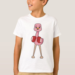 Flamingo Boxer Boxing handskar Boxing T Shirt