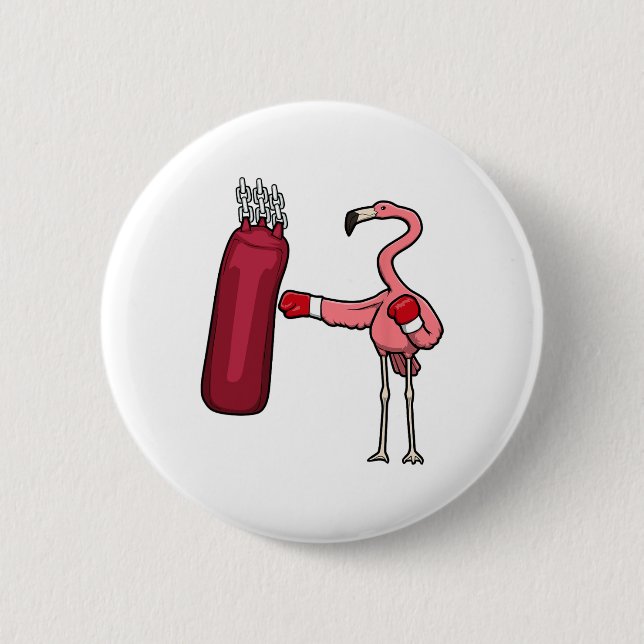 Flamingo Boxing Self Defence Hob Knapp (Framsida)