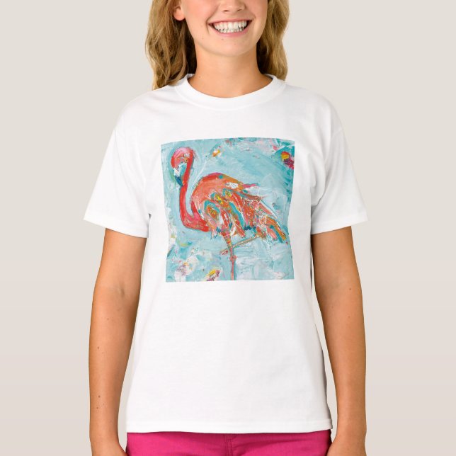 Flamingo Bright T Shirt (Framsida)