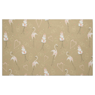 Flamingo Bröllop Large Multi Fabric Tyg